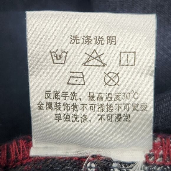 Jack & Jones O Yanker Raymond Jeans Size 28x32 Men Distressed Black Straight Leg - Picture 9 of 10